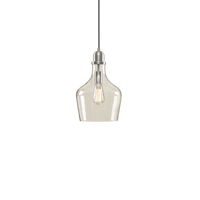 Auburn Bell Shaped Glass Pendant Pendants TriadCommerceInc   
