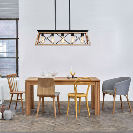 Aurelia Oak & Iron Farmhouse Chandelier Home Decor > Lighting > Ceiling Lights > Chandelier TriadCommerceInc