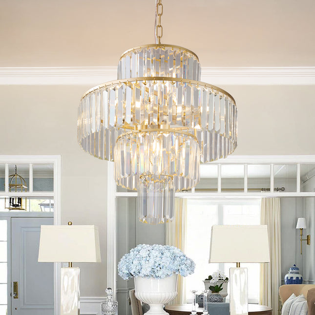 Crystal Chandelier Modern Chandelier Home Decor > Lighting > Ceiling Lights > Chandelier TriadCommerceInc
