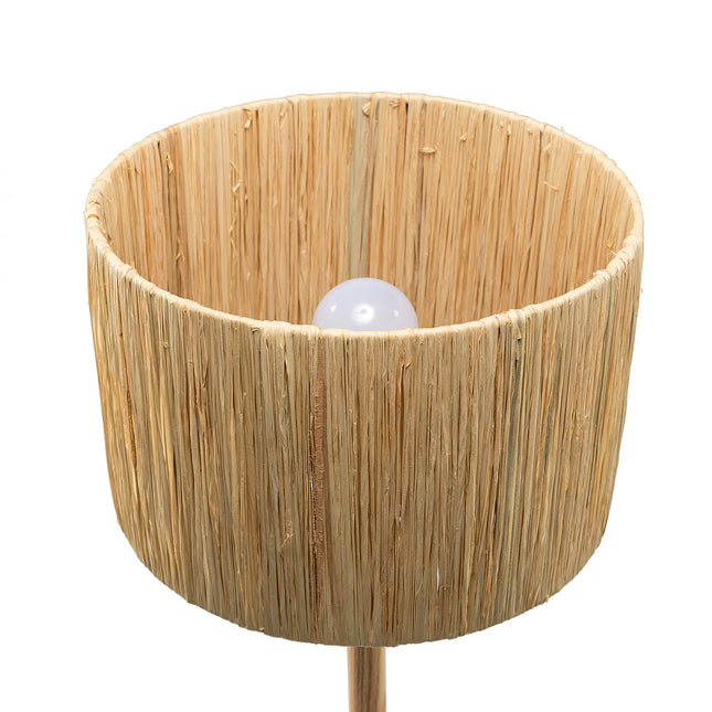 Thebae Solid Wood Table Lamp Table Lamps TriadCommerceInc   