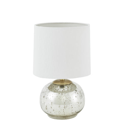 Saxony Metallic Glass Table Lamp Table Lamps TriadCommerceInc   