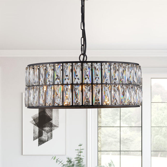 Celestine Opulent Crystal Drum chandelier Home Decor > Lighting > Ceiling Lights > Chandelier TriadCommerceInc