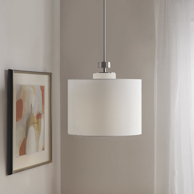 Pacific Metal Pendant with Drum Shade Home Decor > Lighting > Ceiling Lights > Pendant Lights TriadCommerceInc