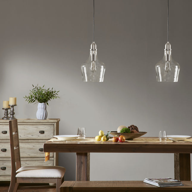 Auburn Bell Shaped Glass Pendant Pendants TriadCommerceInc   