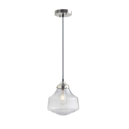 Ophelia Smoke Grey Glass Pendant Pendants TriadCommerceInc   