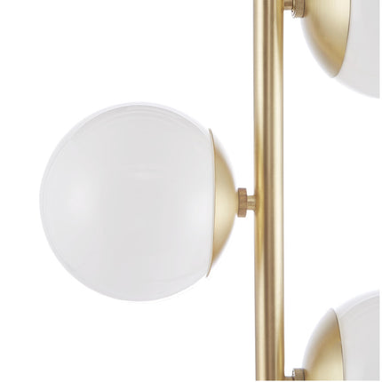 Holloway 3-Globe Floor Lamp Marble Base Floor Lamps TriadCommerceInc   