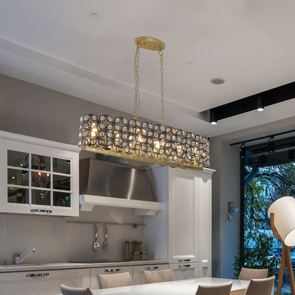 Champagne Gold Oval Crystal chandelier Home Decor > Lighting > Ceiling Lights > Chandelier TriadCommerceInc