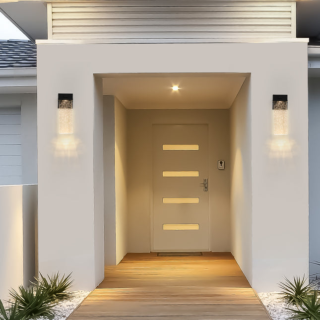Isadora Crystal Wall Lights: Luxury Outdoor LED Duo outdoor wall lighting TriadCommerceInc