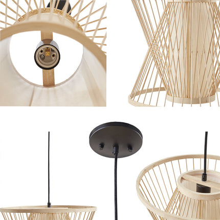 Geometric Bamboo Pendant Home Decor > Lighting > Ceiling Lights > Pendant Lights TriadCommerceInc