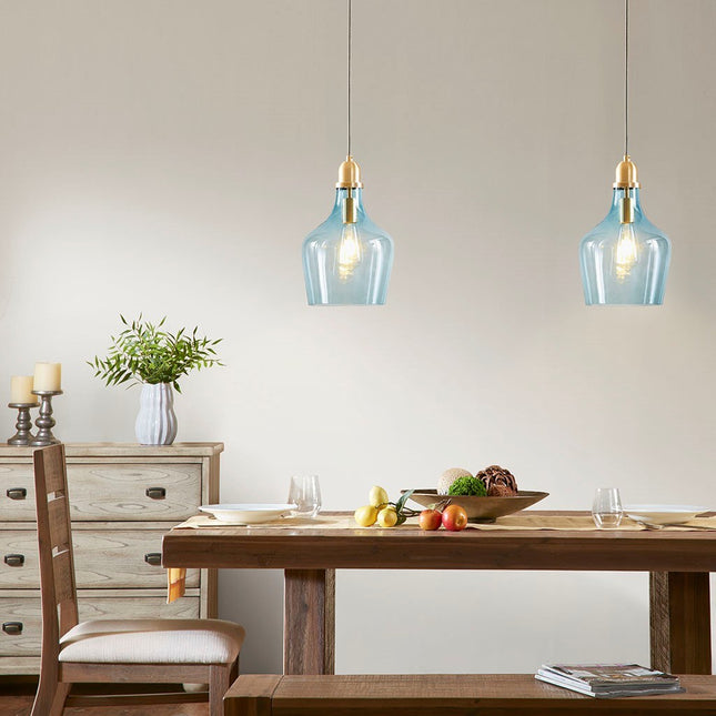 Bell Shaped Glass Pendant Pendants TriadCommerceInc   
