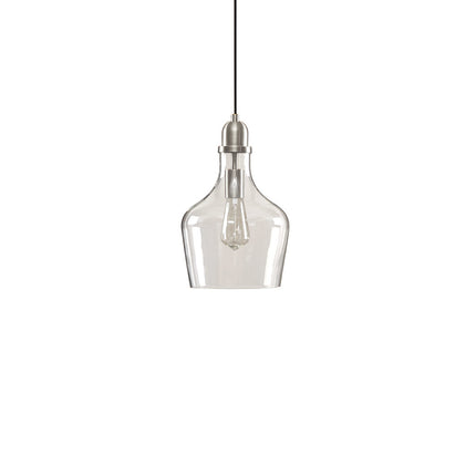Auburn Bell Shaped Glass Pendant Pendants TriadCommerceInc   