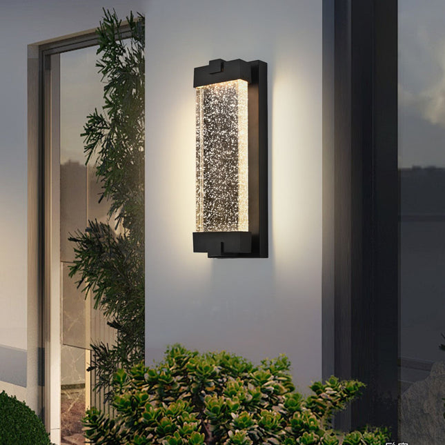 Black Aluminum Outdoor LED Wall Light outdoor wall lighting TriadCommerceInc