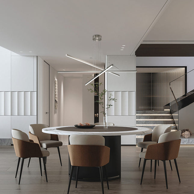 Minimalist Silver LED Pendant Light Home Decor > Lighting > Ceiling Lights > Chandelier TriadCommerceInc