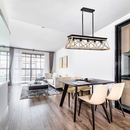 Aurelia Oak & Iron Farmhouse Chandelier Home Decor > Lighting > Ceiling Lights > Chandelier TriadCommerceInc