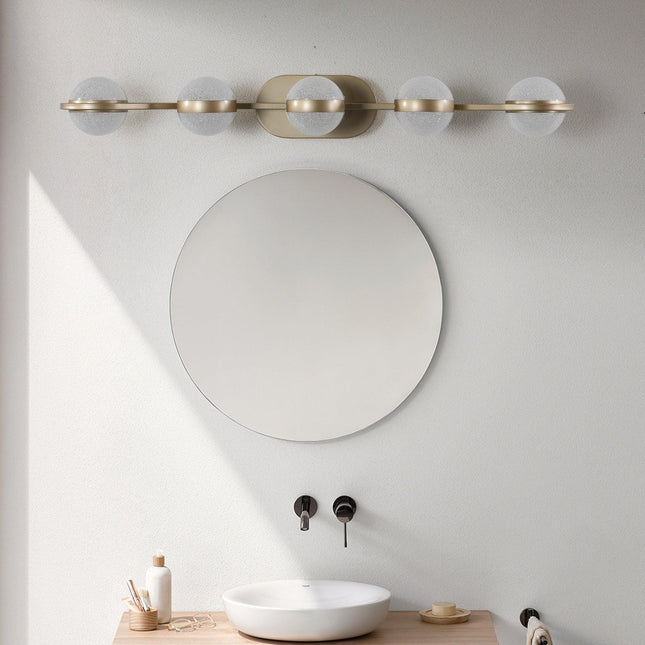 Champagne Gold LED Vanity Light Vanity Lighting TriadCommerceInc   