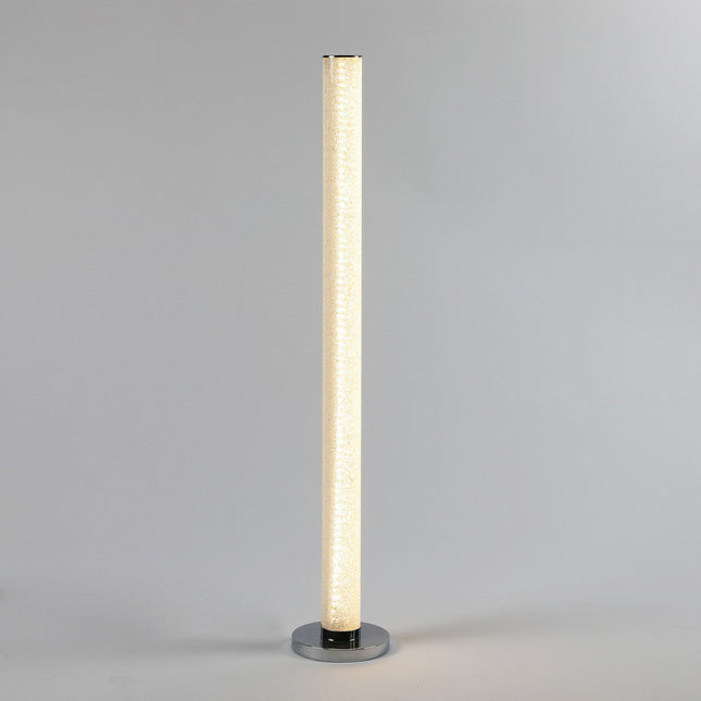 White Crystal Sand Rocks LED Floor Lamp Floor Lamps TriadCommerceInc   