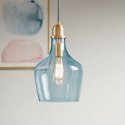 Bell Shaped Glass Pendant Pendants TriadCommerceInc   