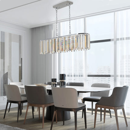 Modern Oval Crystal Chandelier – Luxury Ceiling Light with K9 Crystals for Dining or Living Room Home Decor > Lighting > Ceiling Lights > Chandelier TriadCommerceInc