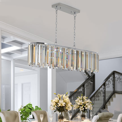 Modern Oval Crystal Chandelier – Luxury Ceiling Light with K9 Crystals for Dining or Living Room Home Decor > Lighting > Ceiling Lights > Chandelier TriadCommerceInc