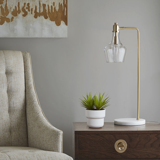 Auburn 24" H Table Lamp with Marble Base Table Lamps TriadCommerceInc Default Title