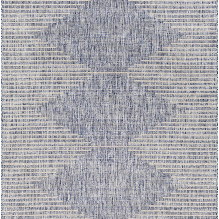 Stephan Blue Outdoor Rug Rugs TriadCommerceInc 5'3" x 7'7" Rectangle