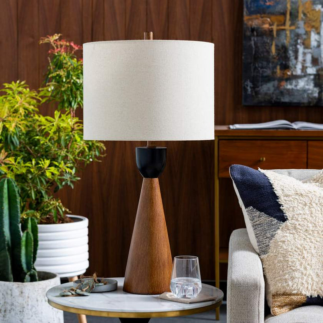 Mallissa Modern Brown Table Lamp Home Decor > Lighting > Lamp > Table Lamps TriadCommerceInc