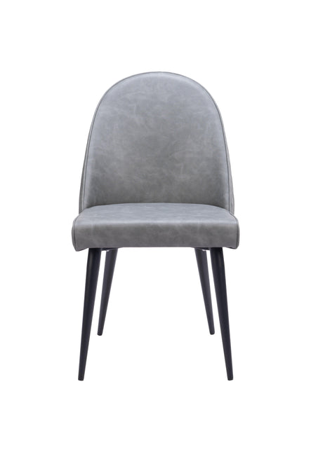 Silloth Armless Dining Chair (Set of 2) Gray Chairs TriadCommerceInc   