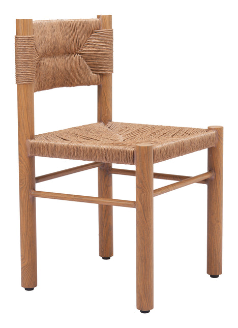 Iska Dining Chair (Set of 2) Natural Seating TriadCommerceInc Default Title  
