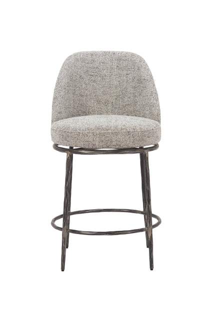 Nordhavn Swivel Counter Stool Gray Counter Stools TriadCommerceInc   