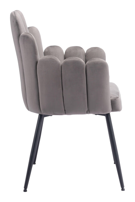 Noosa Dining Chair (Set of 2) Gray Chairs TriadCommerceInc   