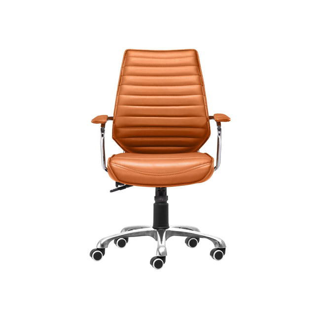 Enterprise Low Back Office Chair Orange Chairs TriadCommerceInc   