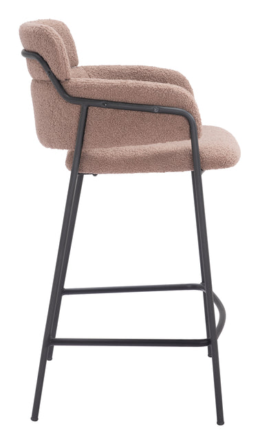 Marcel Counter Stool (Set of 2) Brown Counter Stools TriadCommerceInc   