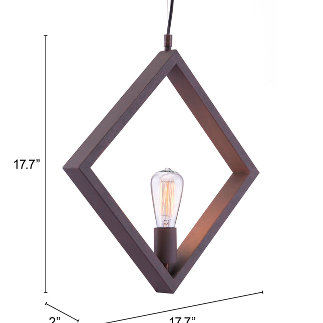 Rotorura Ceiling Lamp Rust Pendants TriadCommerceInc   