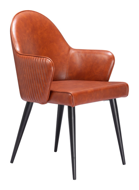 Silloth Dining Chair Brown Chairs TriadCommerceInc Default Title  