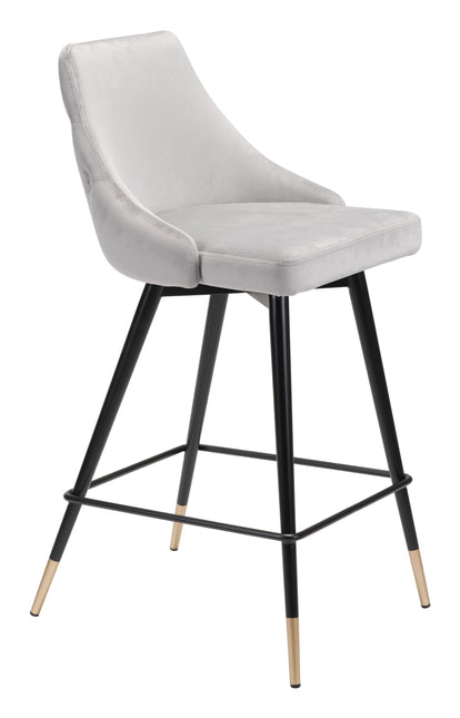 Piccolo Counter Stool Gray Counter Stools TriadCommerceInc Default Title  