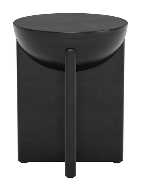 Tume Side Table Black Side Tables TriadCommerceInc   