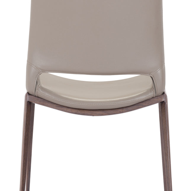 Ace Dining Chair (Set of 2) Brown & Walnut Chairs TriadCommerceInc   