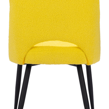 Teddy Dining Chair (Set of 2) Yellow Chairs TriadCommerceInc   