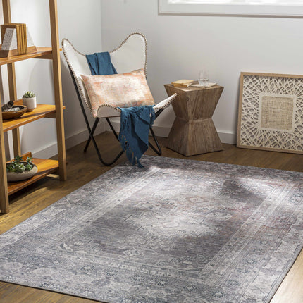 Baltinglass Gray Tumble Dry Washable Rug - Promo Rugs TriadCommerceInc