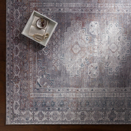 Baltinglass Gray Tumble Dry Washable Rug - Promo Rugs TriadCommerceInc