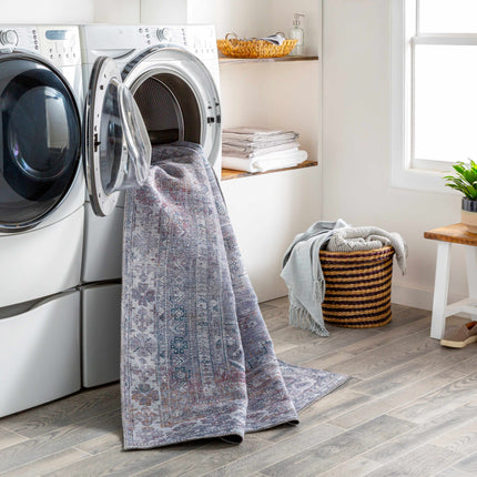 Baltinglass Gray Tumble Dry Washable Rug - Promo Rugs TriadCommerceInc