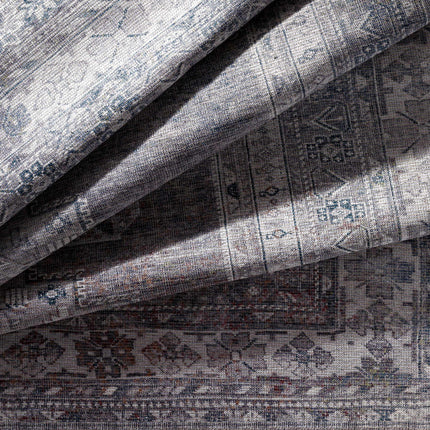 Baltinglass Gray Tumble Dry Washable Rug - Promo Rugs TriadCommerceInc
