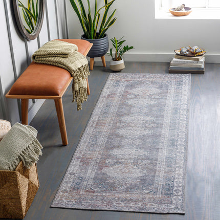 Baltinglass Gray Tumble Dry Washable Rug - Promo Rugs TriadCommerceInc