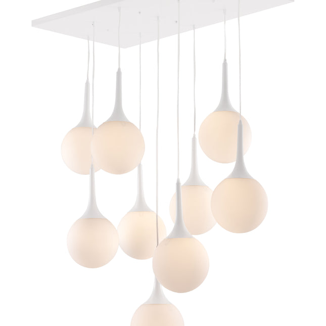 Epsilon Ceiling Lamp White Pendants TriadCommerceInc   