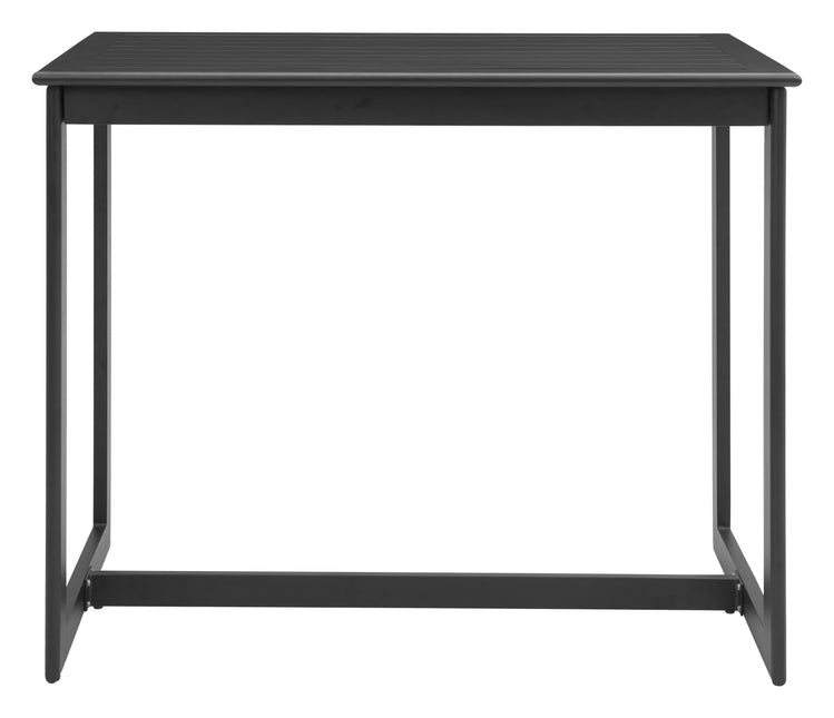 Midnight Wave Bar Table Black Tables TriadCommerceInc   