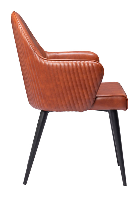 Silloth Dining Chair Brown Chairs TriadCommerceInc   