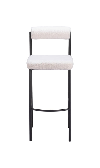 Livorno Barstool (Set of 2) Ivory Barstools TriadCommerceInc   