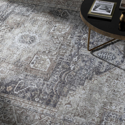 Beige Rosman Washable Rug - Limited Edition Rugs TriadCommerceInc