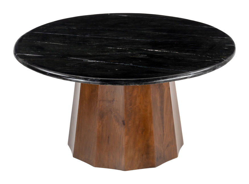Aipe Coffee Table Black & Brown Coffee Tables TriadCommerceInc   