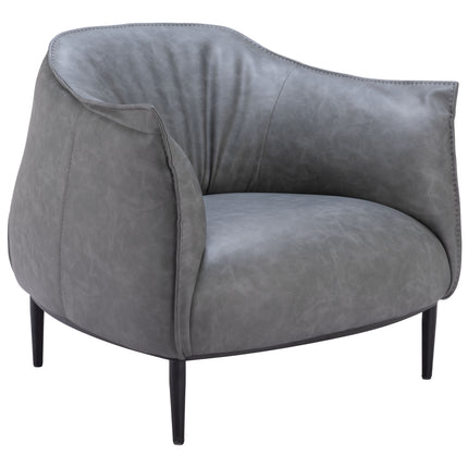 Julian Accent Chair Gray Chairs TriadCommerceInc   